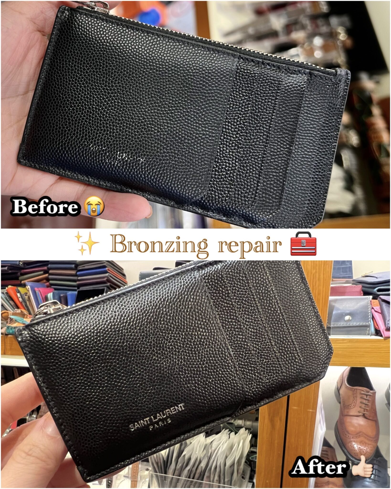 ysl logo repair
